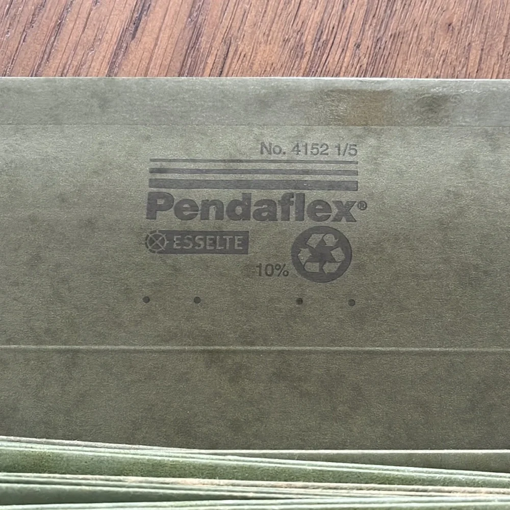 *FREE WITH PURCHASE* Pendaflex Recycled Hanging File Folder Bundle (set of 8)